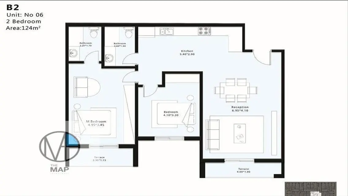 2BR Apartment For Sale in New Cairo City