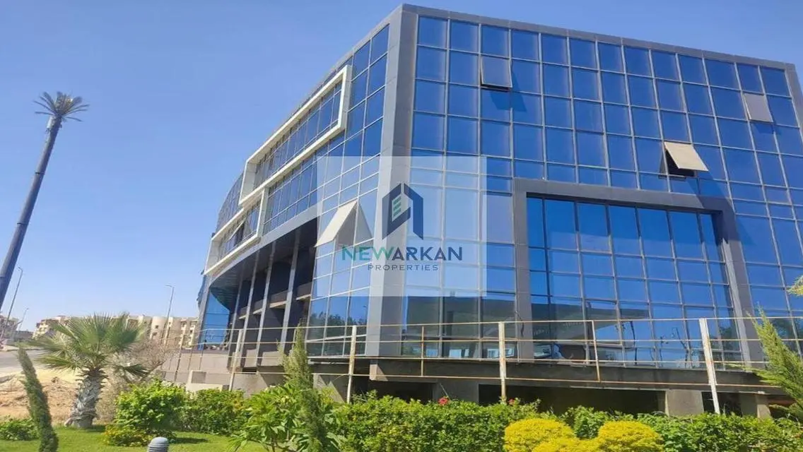 Office fully finished+AC, open view, near Seoudi