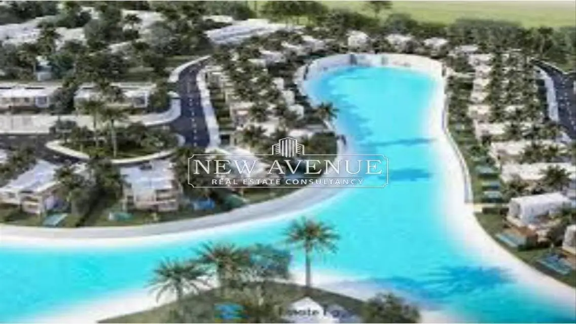 Lagoon View chalet corner in Azha -Fully furnished