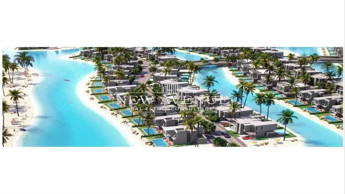 Lagoon View chalet corner in Azha -Fully furnished