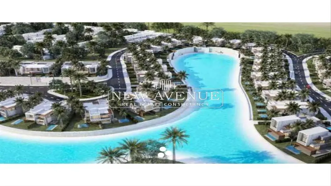 Lagoon View chalet corner in Azha -Fully furnished