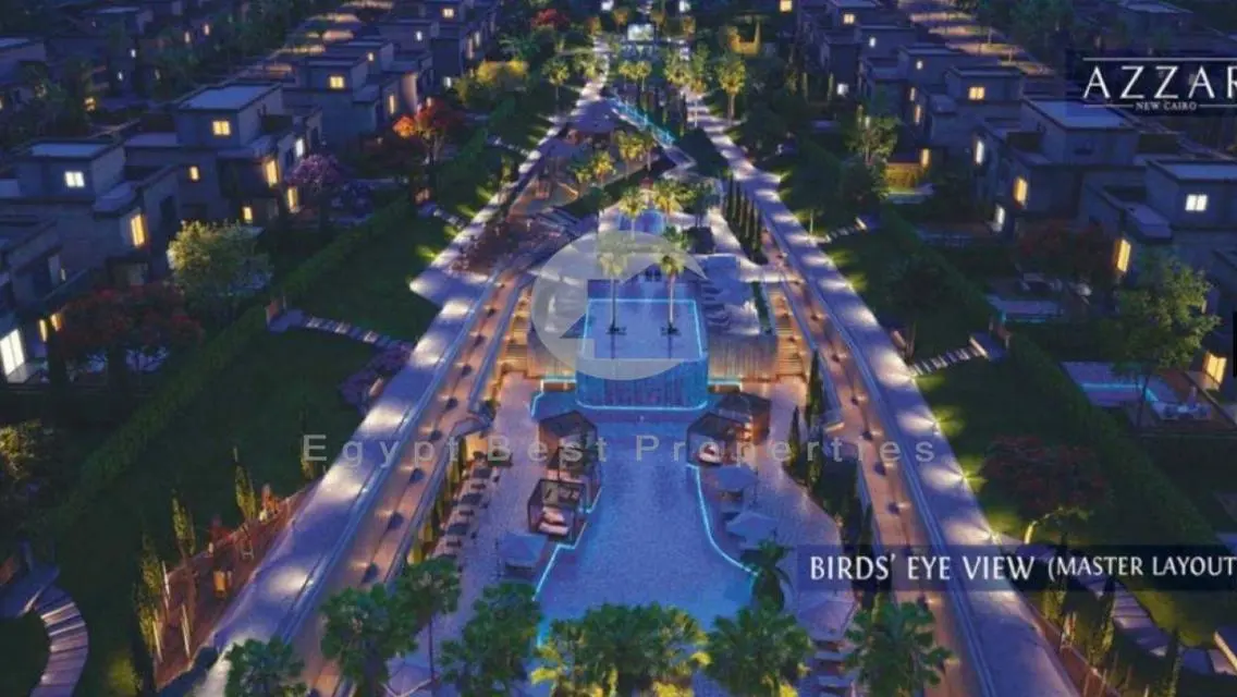 Town House for sale in Azzar New Cairo|5% d.p ONLY