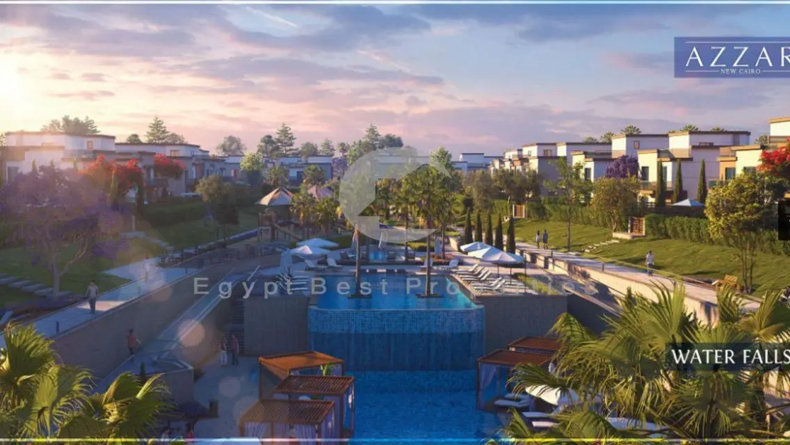 Town House for sale in Azzar New Cairo|5% d.p ONLY