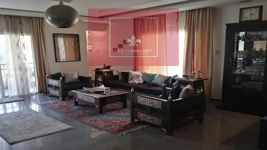 Super lux-Furnished-prime location-Katameya Plaza