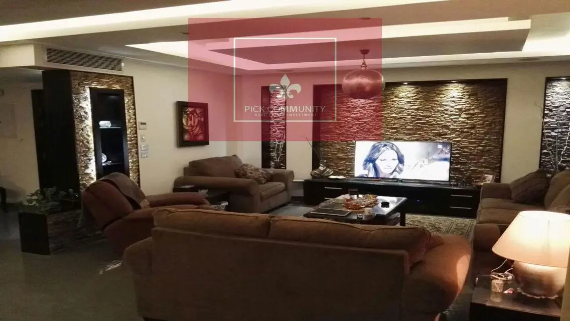 Super lux-Furnished-prime location-Katameya Plaza