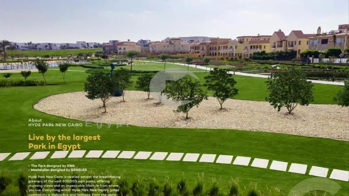 شقة غرفتين + جاردن للبيع في Hyde park