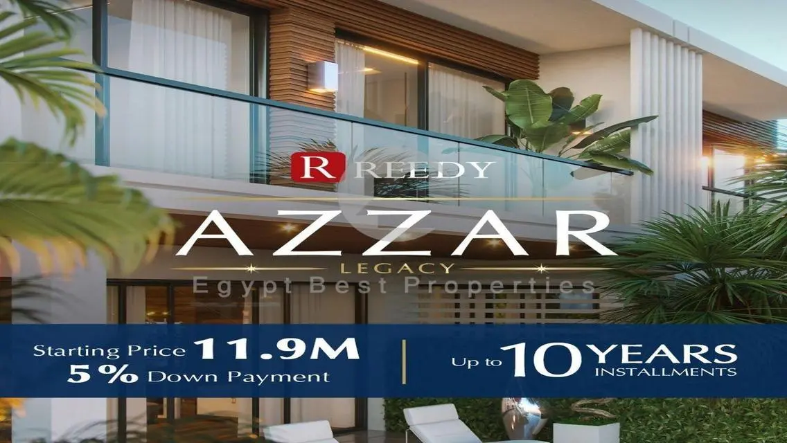 Townhouse for sale in Azzar New Cairo on 10 years