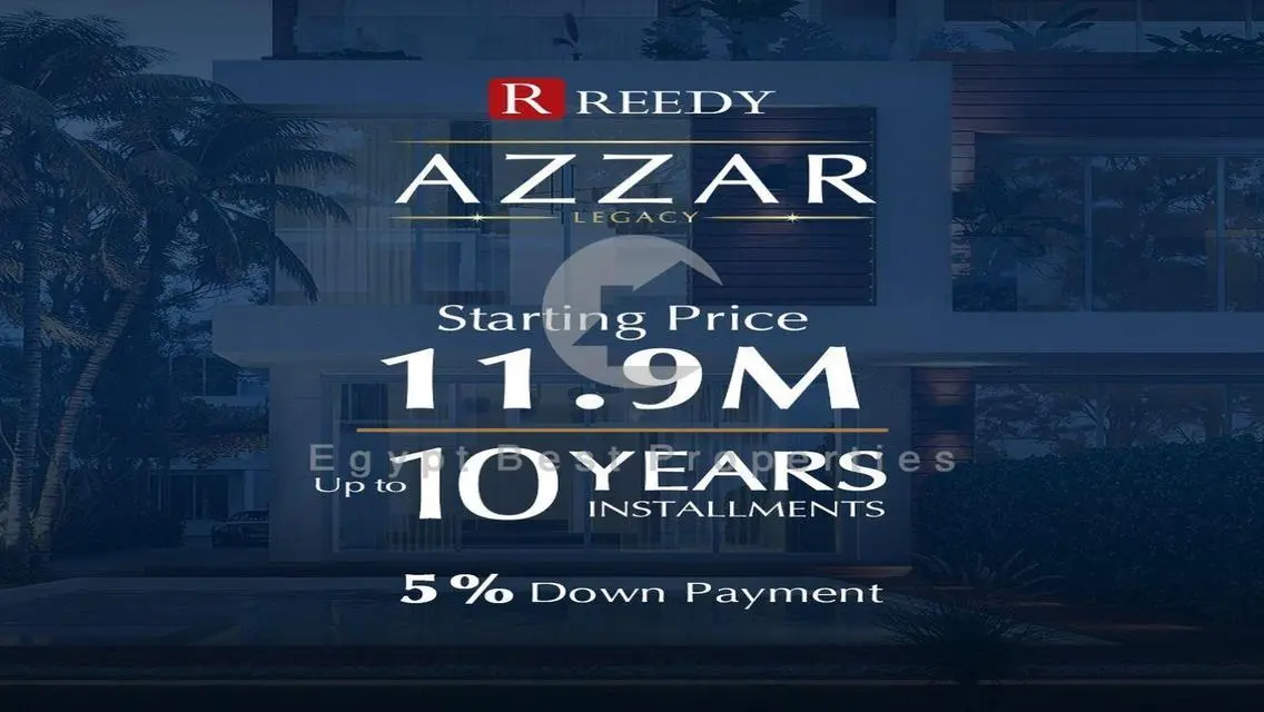 Townhouse for sale in Azzar New Cairo on 10 years