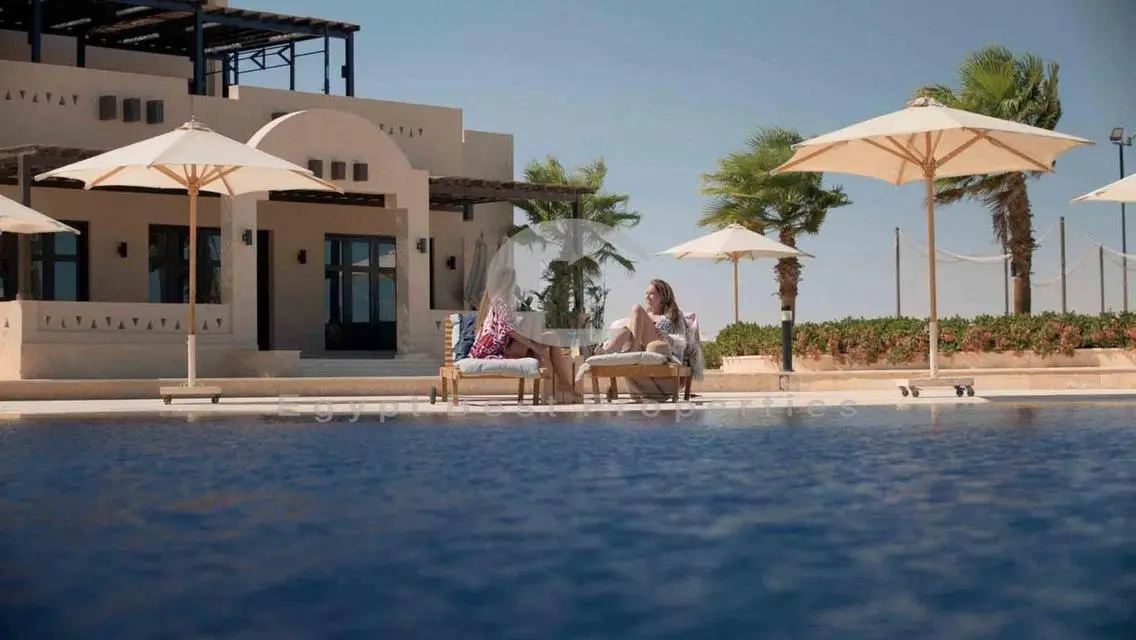 شاليه فيو البحر في الجونة الجديدة مكادي  - 0% مقدم