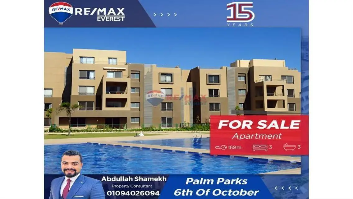 Resale Finished Apartment in Palm Parks-Great View