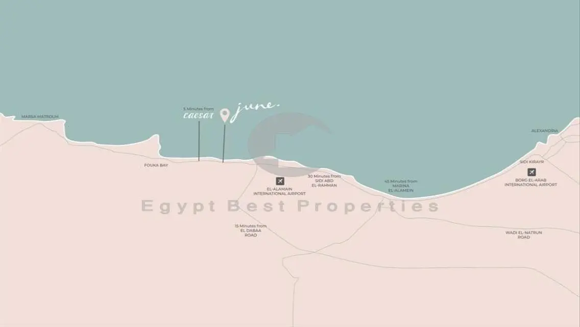 فيلا للبيع في الساحل الشمالي راس الحكمه