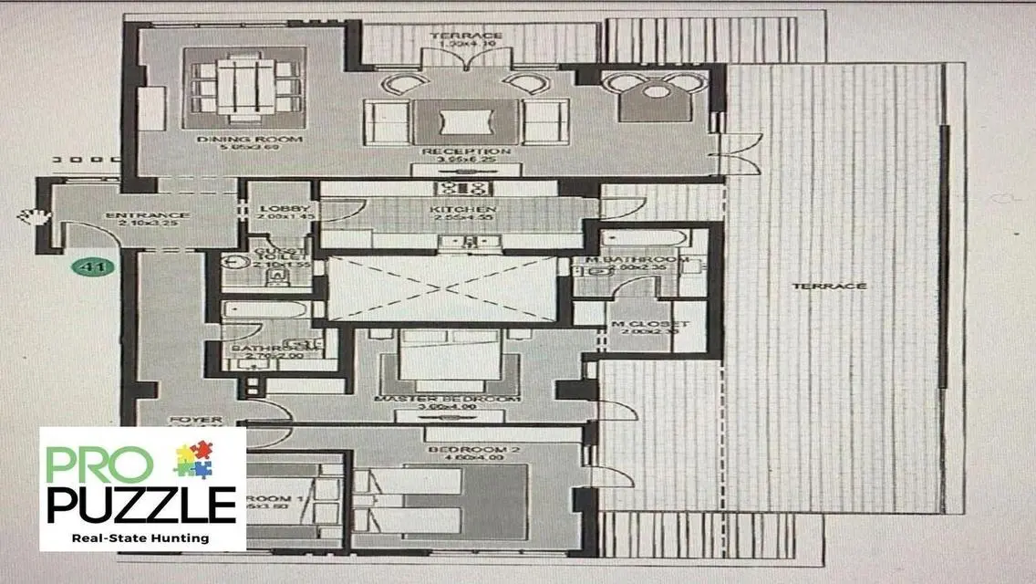 Partially Furnished Apartment at Sky Acondos