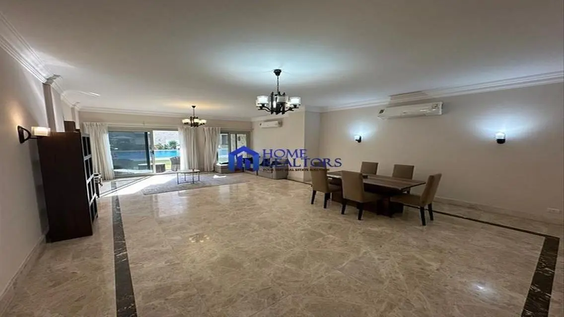 Ground Floor With Pool For Rent In Maadi Sarayat