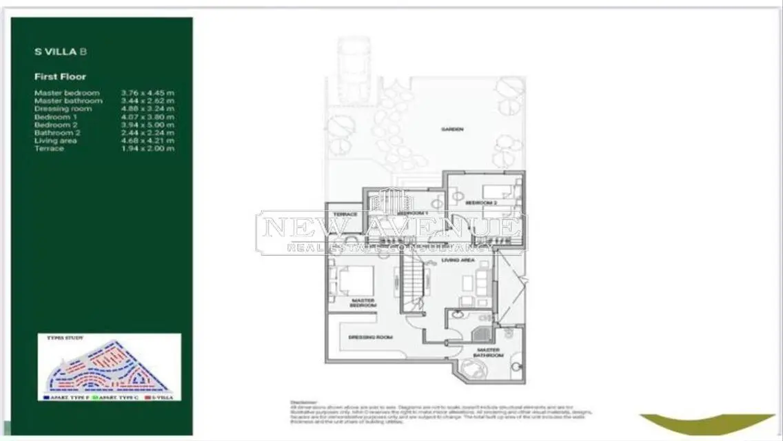 Delivered s- villa middle in Sarai Mostakbal City