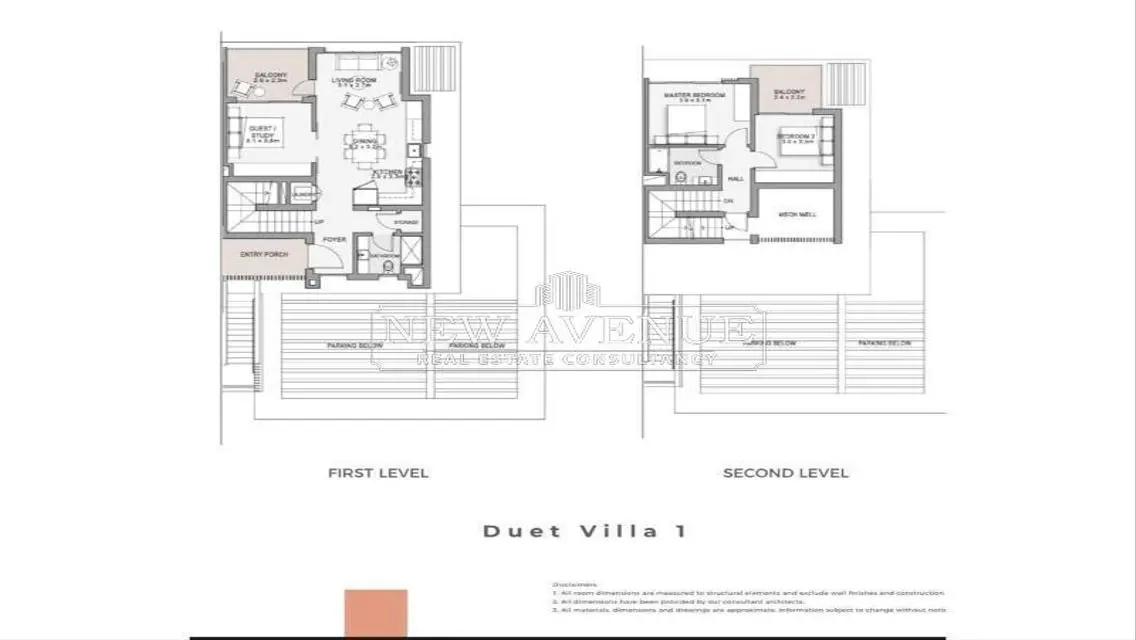 Fully finished Duet villa Sea view and landscape view