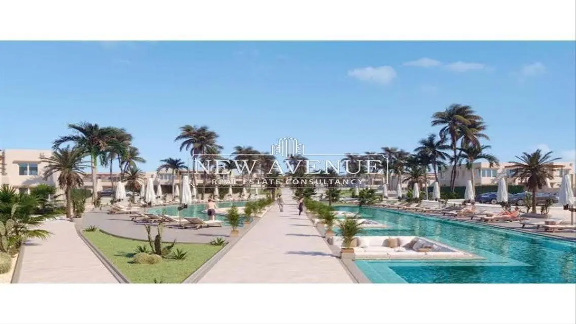 شاليه فيو لاجون و مساحات خضراء - في هاسيندا ويست