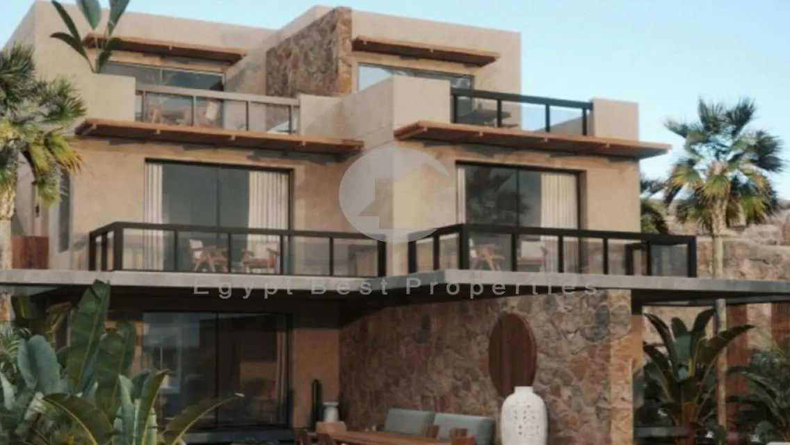 شاليه صف أول بفيو مميز علي البحر بسعر مميز جدا