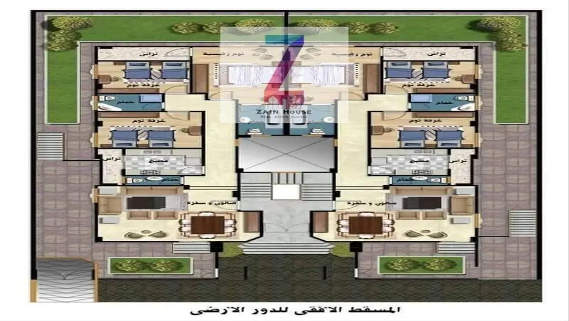 للبيع فيلا دوبلكس بسلم داخلي بالنفسج فيلات ٥٠٠ م