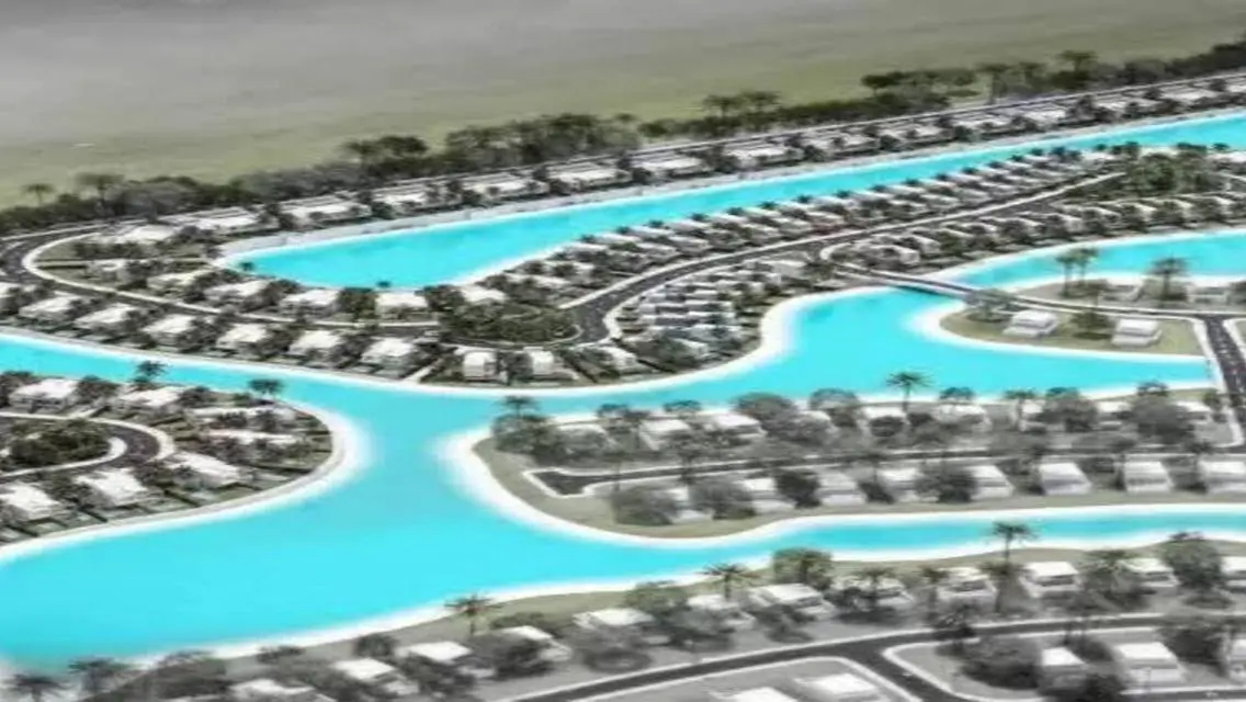 Chalet for sale with lagoon and pool view in Azha