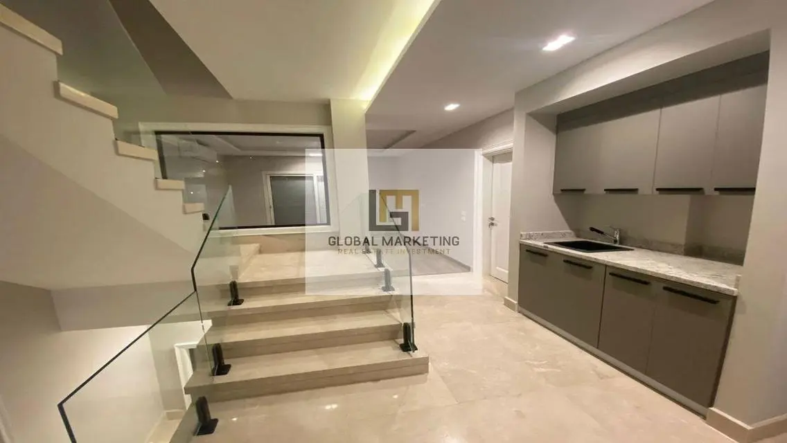 Semi-furnished villa in a prime location , garden