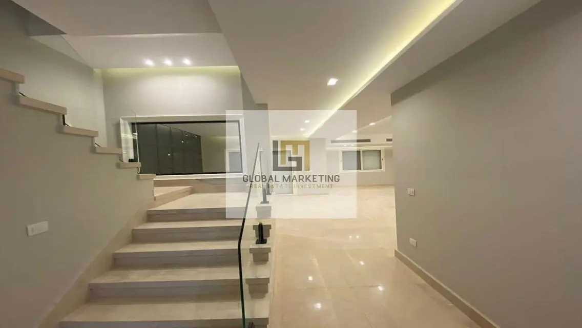 Semi-furnished villa in a prime location , garden