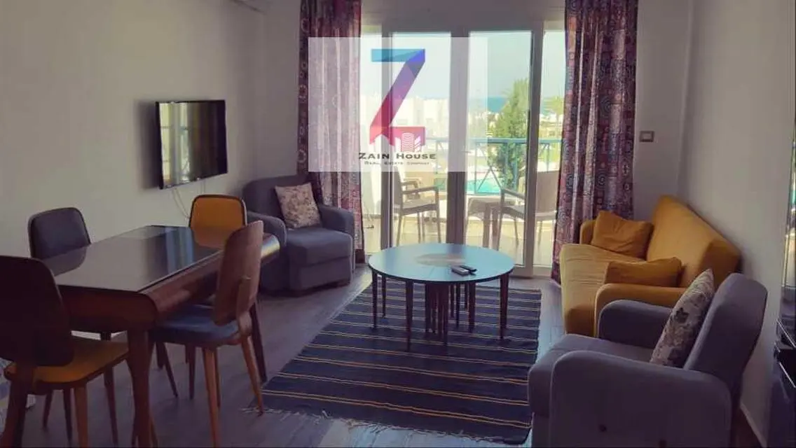 أميز لوكيشن فيو بحر وحمام سباحه مفروش ومكييف