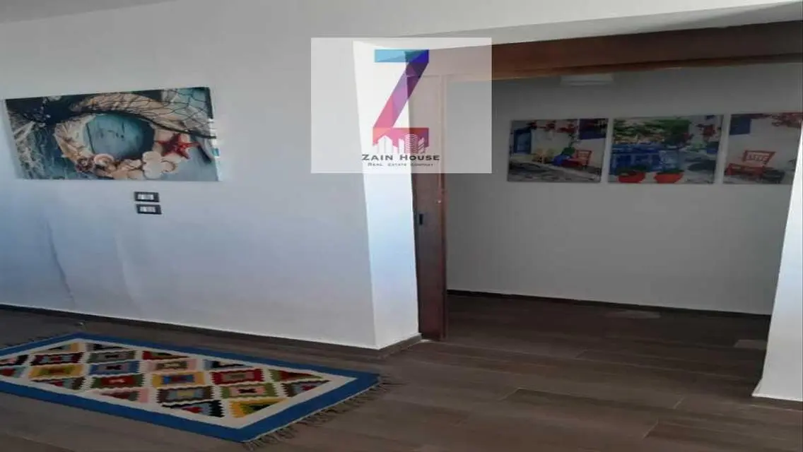 أميز لوكيشن فيو بحر وحمام سباحه مفروش ومكييف