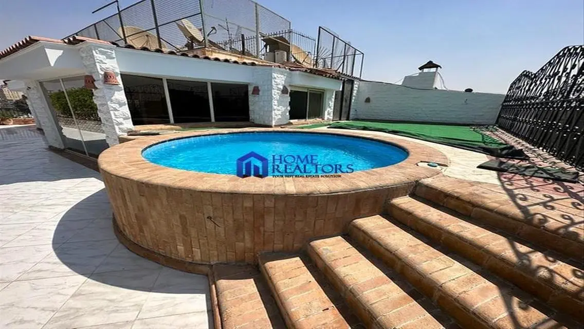 Penthouse With Pool For Rent In Maadi Sarayat