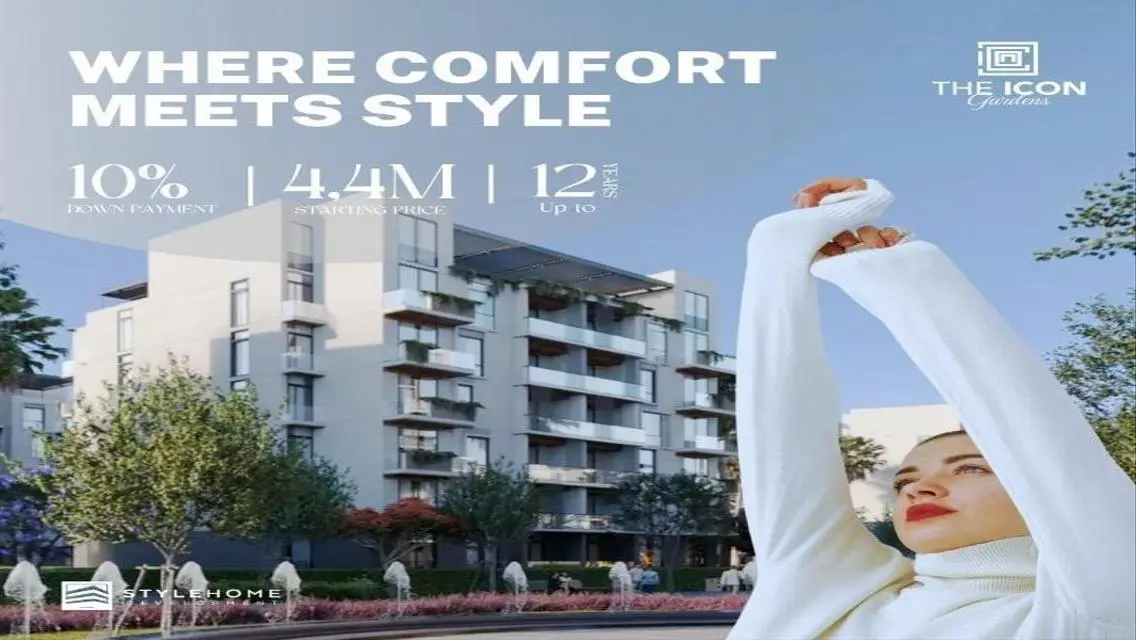 150m apartment + Garden installments over 12 years