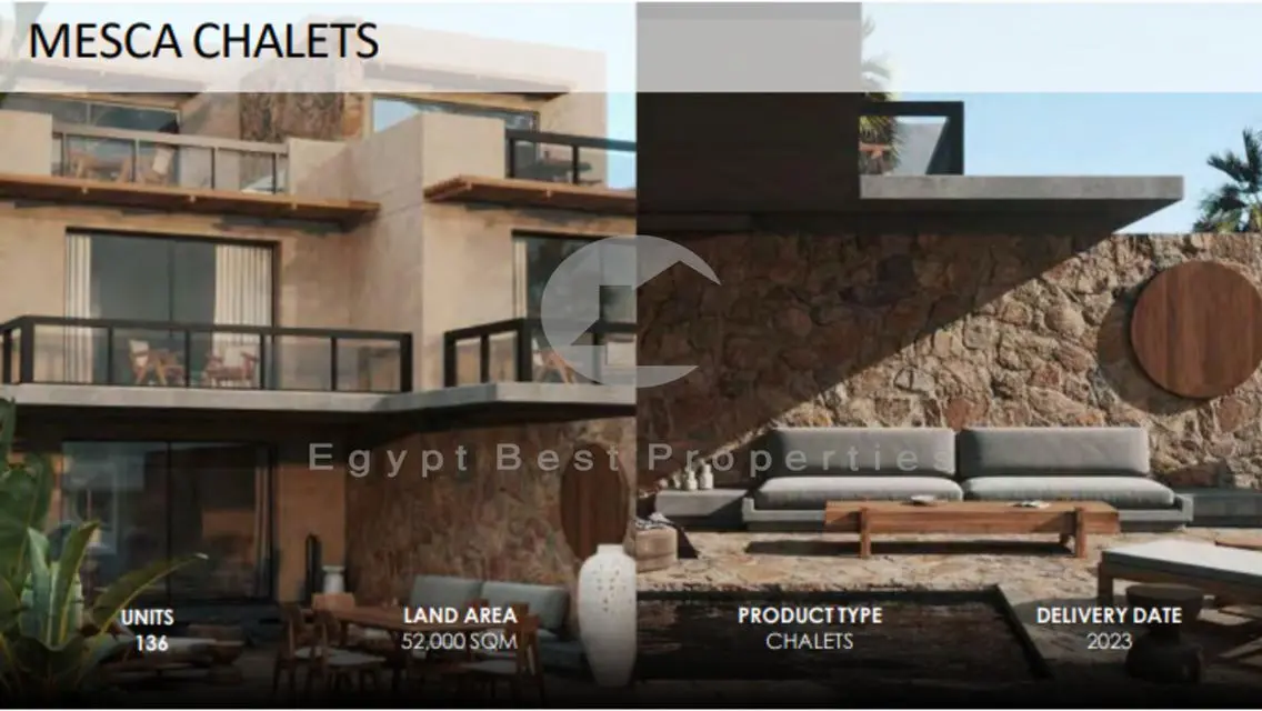 شاليه غرفه متشطب للبيع في سوما باي تقسيط علي 7سنين