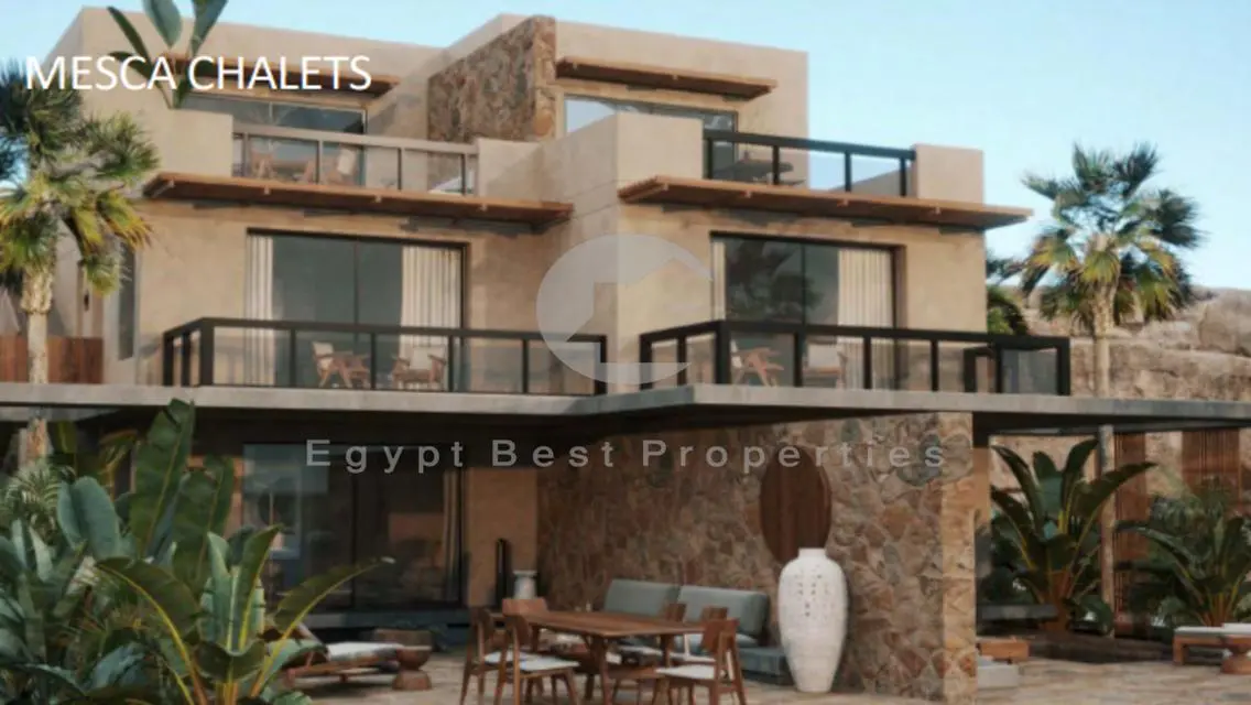 شاليه غرفه متشطب للبيع في سوما باي تقسيط علي 7سنين