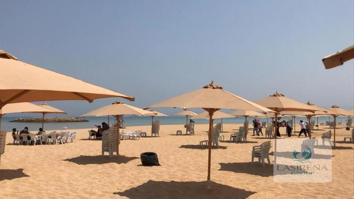 شاليه ارضي بالجاردن في اميز قري العين السخنه مميز