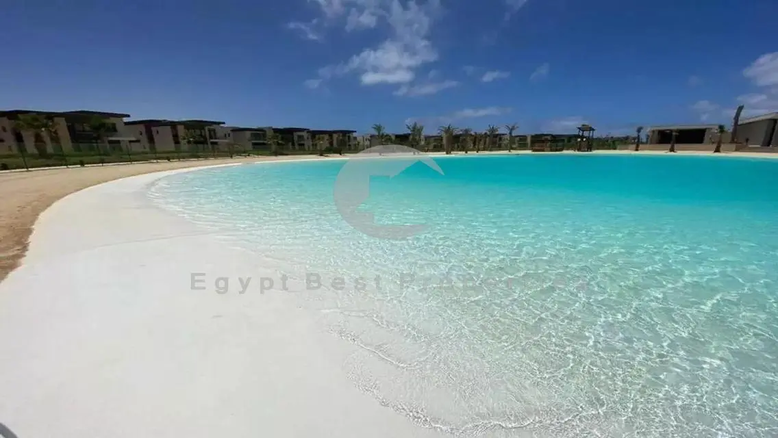 For sale chalet 2bd sea view in new alamein 5% D.P