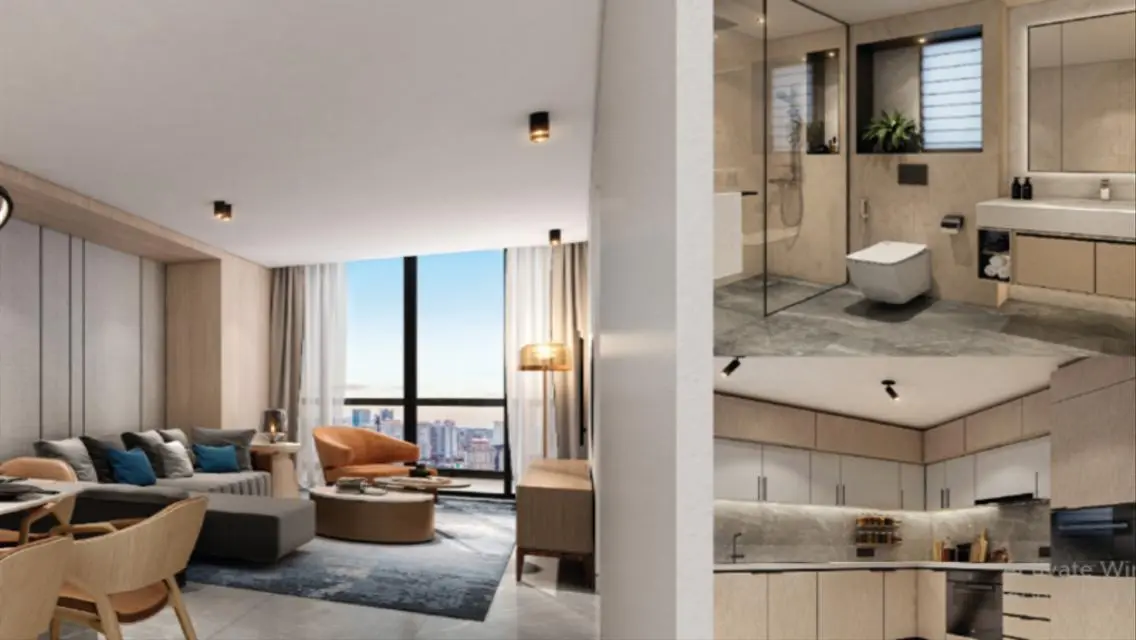 Hotel apartment minutes from City Center Almaza...