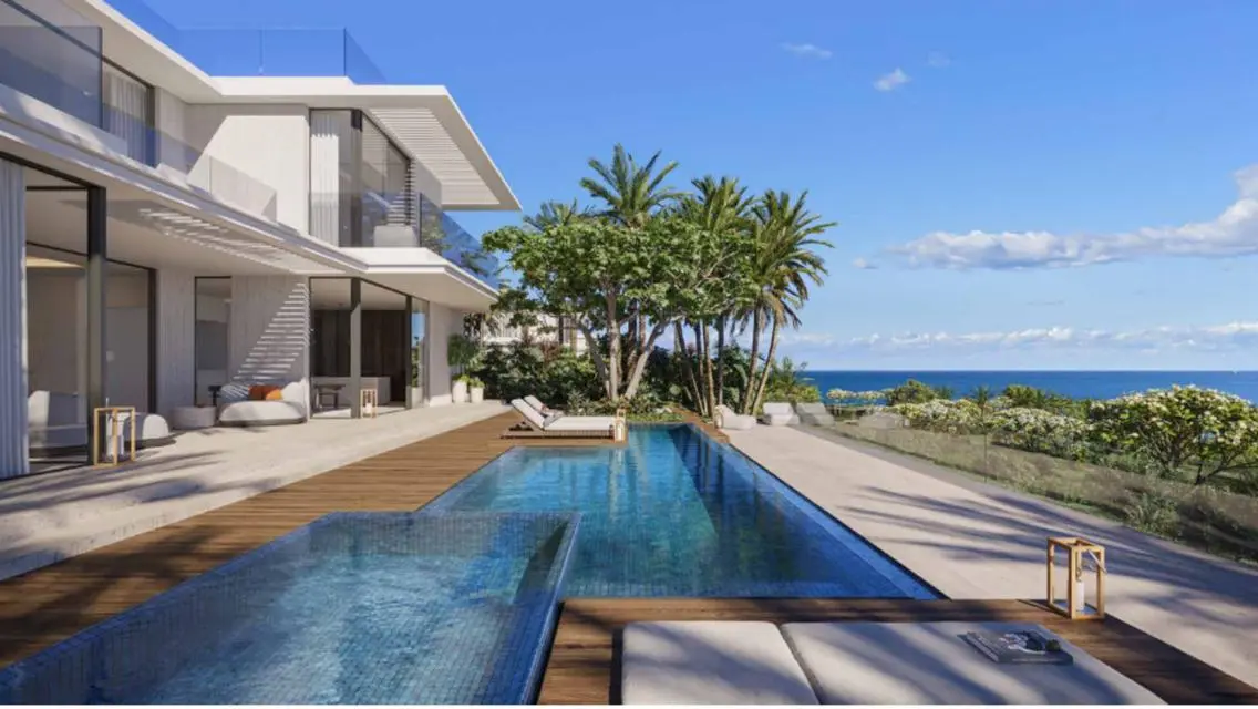 Finished villa overlooking sea special price