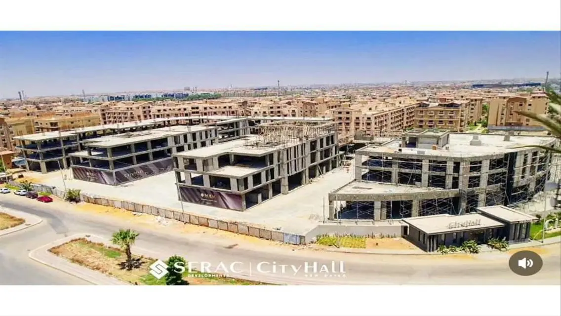 امتلك عيادة 60م + تراس متشطبة بالكامل في سيتي هول
