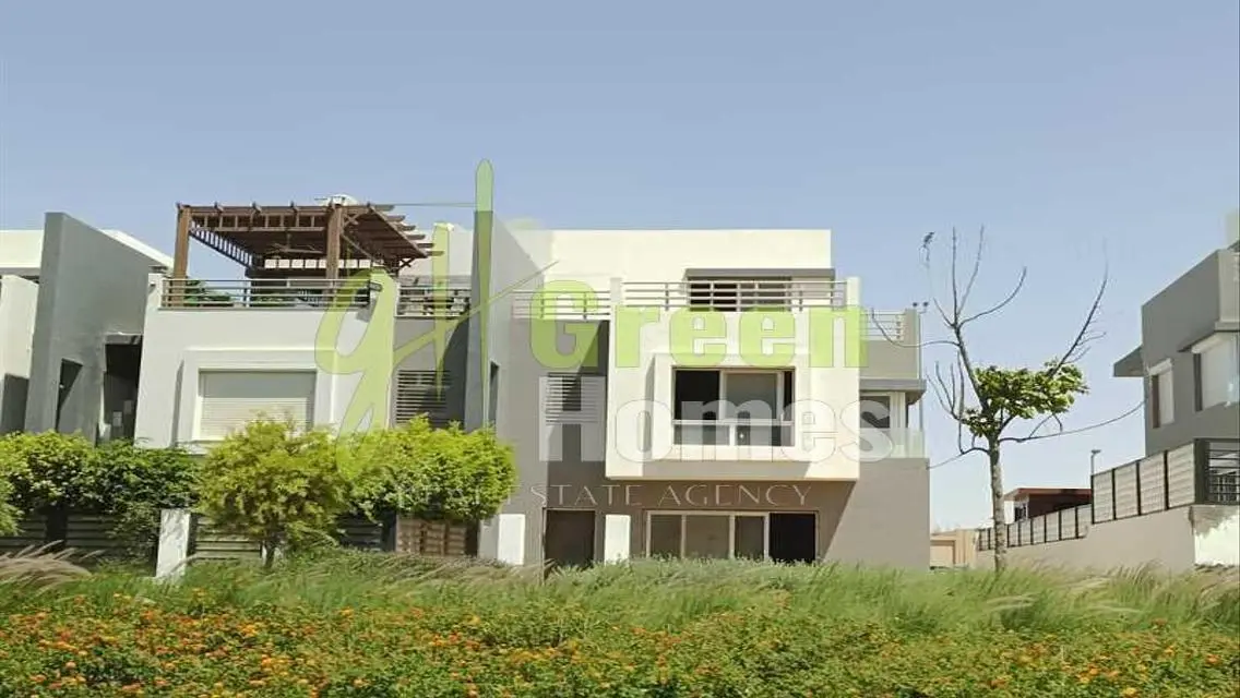 Green Home with Security Guard