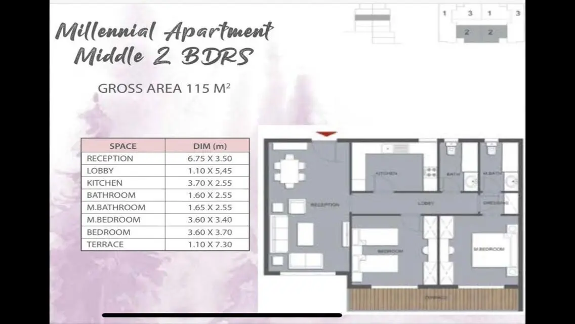 Apartment for sale 115m