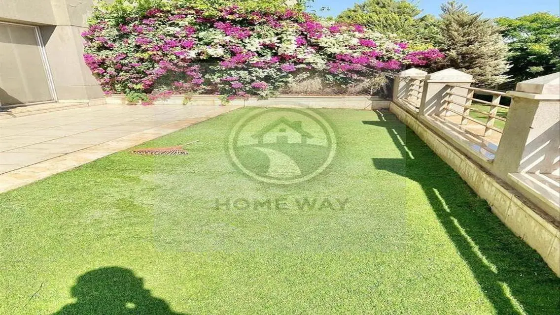 furnished apartment with private garden first use
