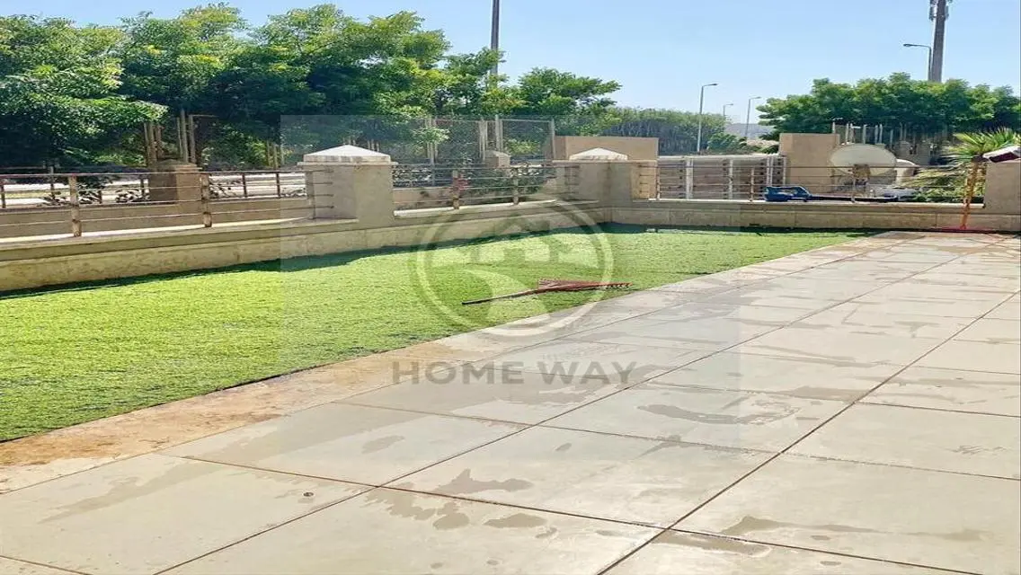 furnished apartment with private garden first use