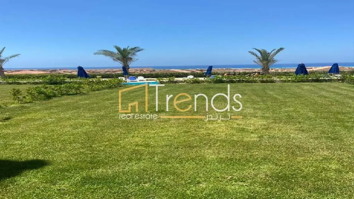 Ground Chalet with garden Fully furnished Sea View