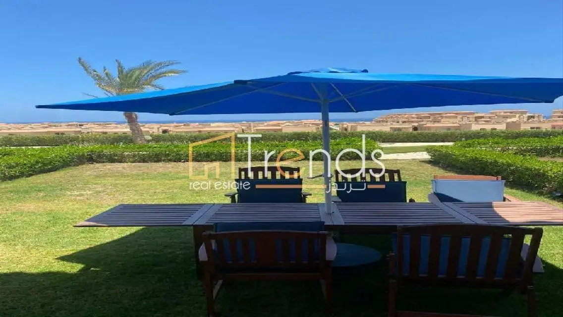Ground Chalet with garden Fully furnished Sea View