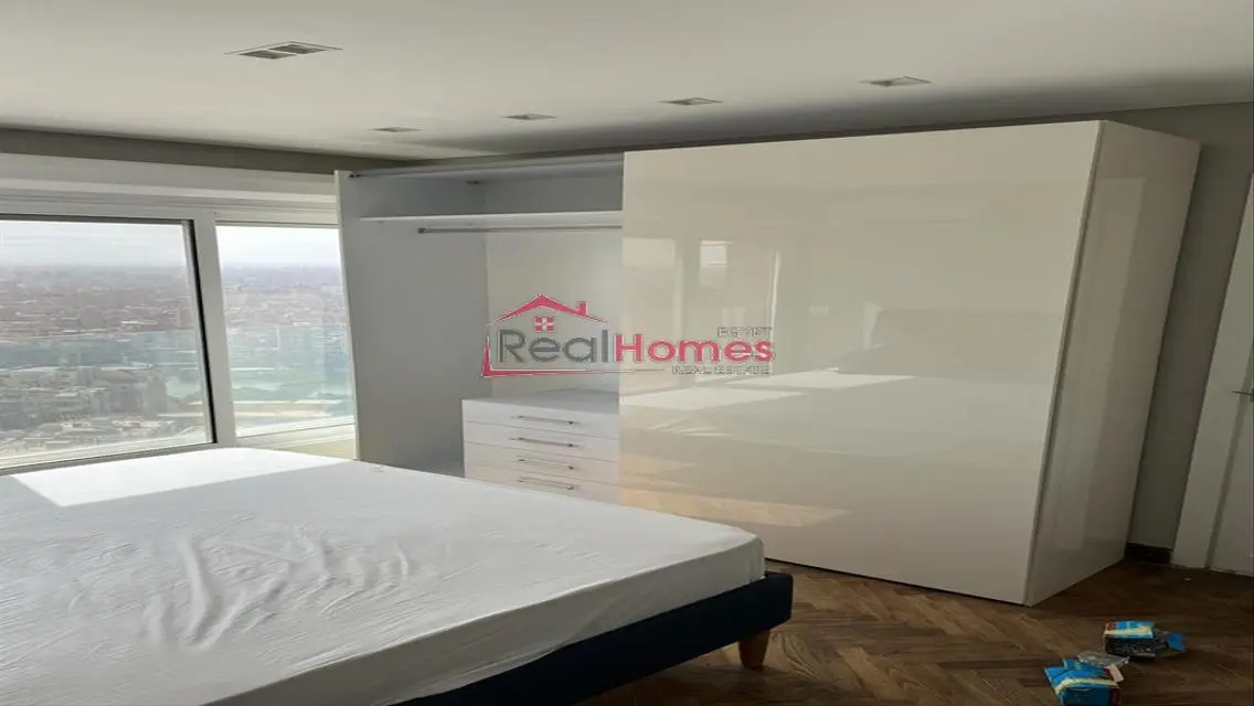 Ultra modern bright apartment nile view for rent