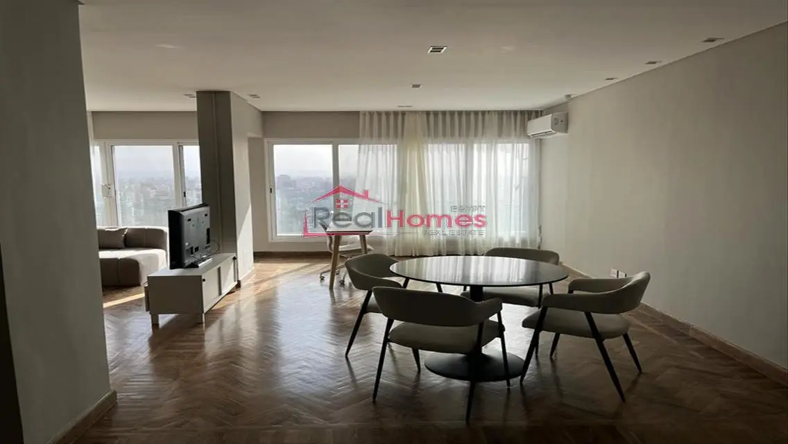 Ultra modern bright apartment nile view for rent