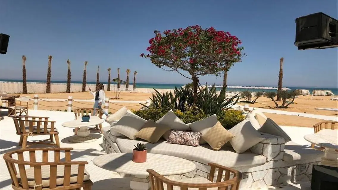 Villa with private beach in Azha Ain Sokhna with a