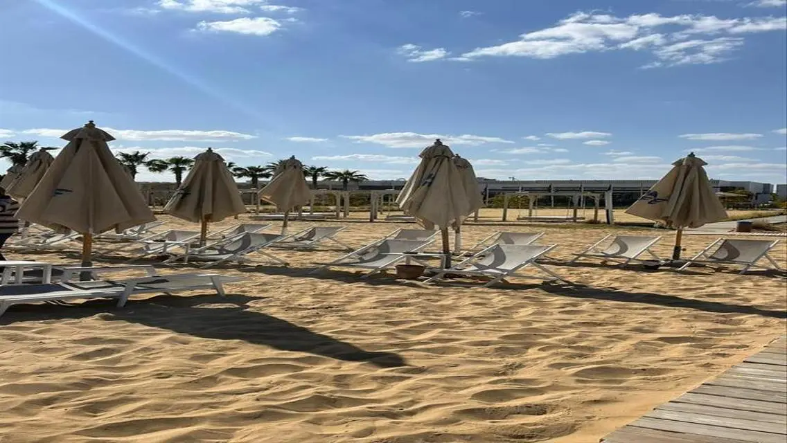 Villa with private beach in Azha Ain Sokhna with a