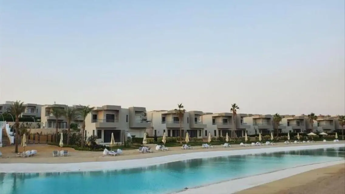 Villa with private beach in Azha Ain Sokhna with a