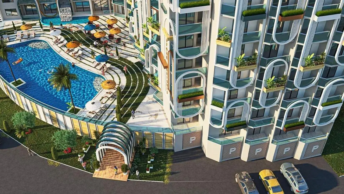 شقة غرفة و صالة 70 متر تطل على البحر فى الهضبة