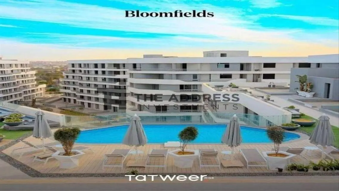 دوبليكس كامل التشطيب للبيع بكمبوند بلووم فيلدز