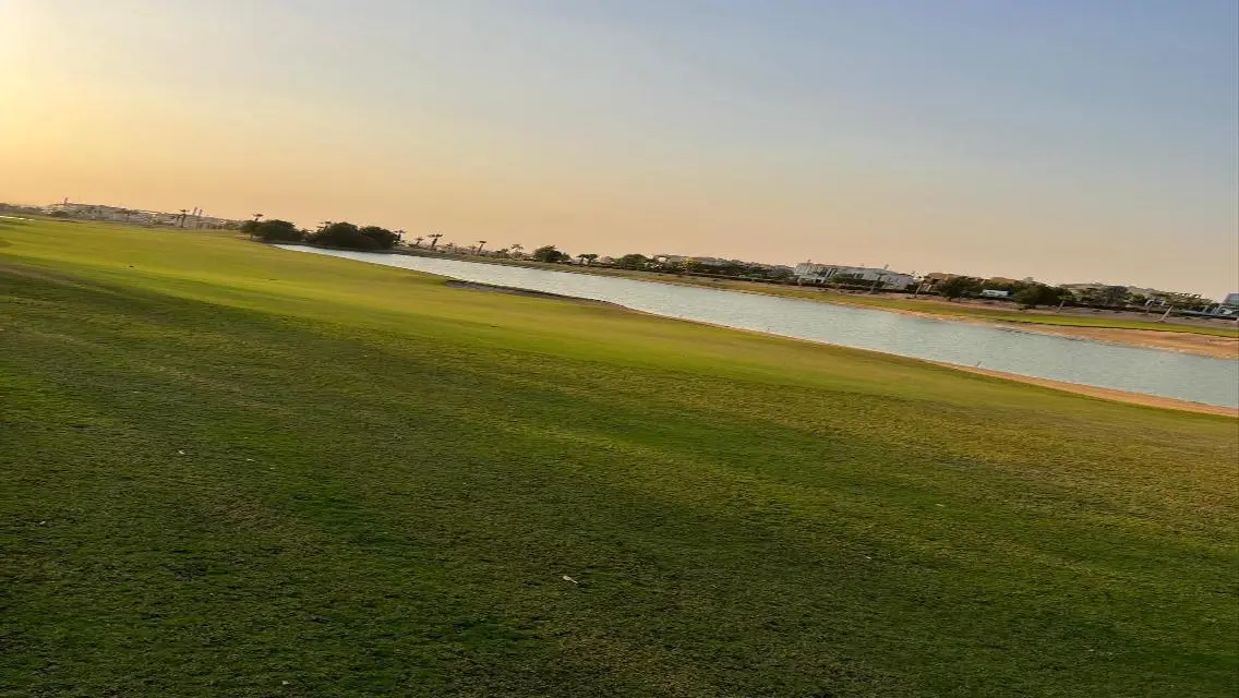 Golf corner view with garden and pool &amp; jacuzzi